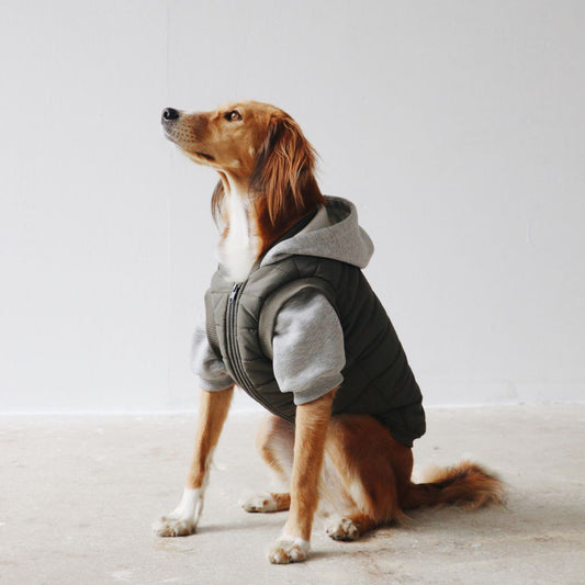 Mons Bons Puffer Mont - Haki