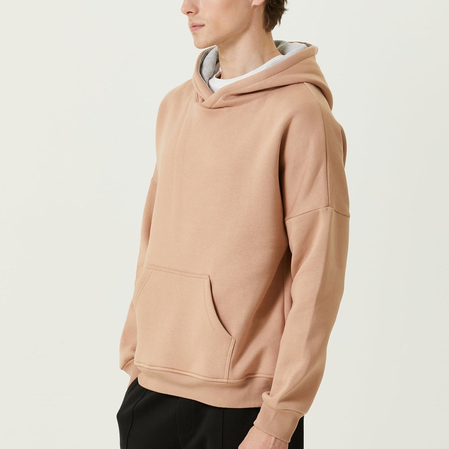 MB: Scott Oversize Hoodie Pudra