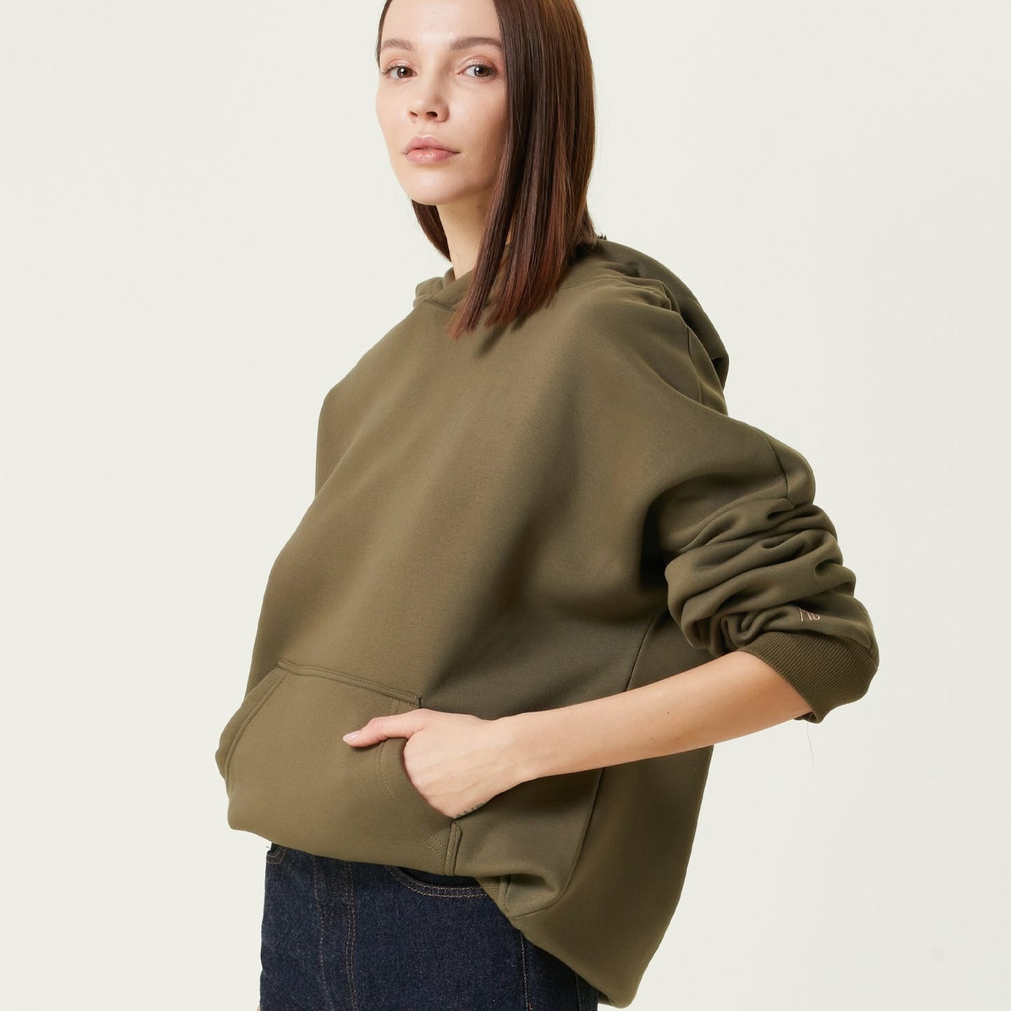 MB: Scott Oversize Hoodie Haki