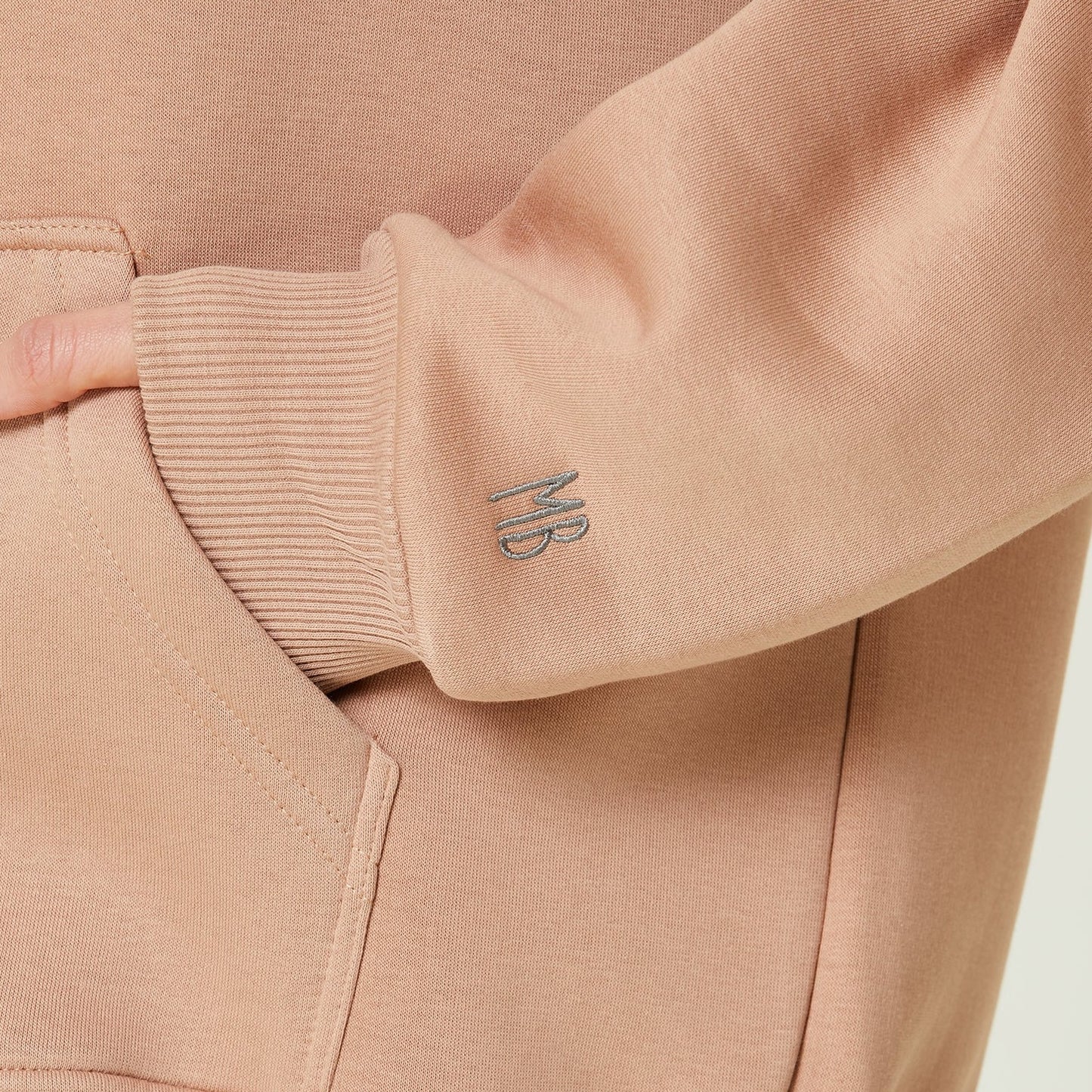 MB: Scott Oversize Hoodie Pudra