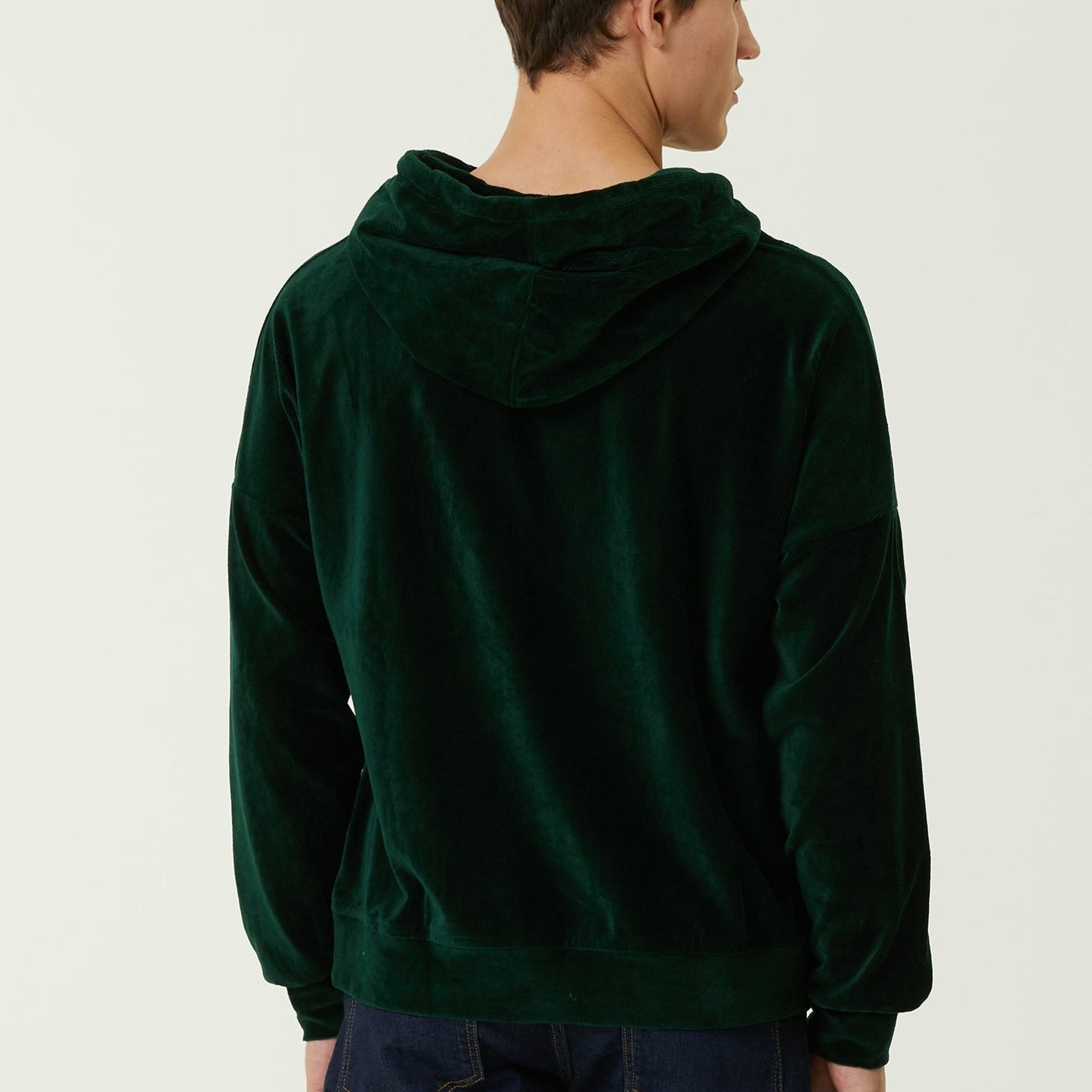 MB: Velvet Oversize Hoodie Haki