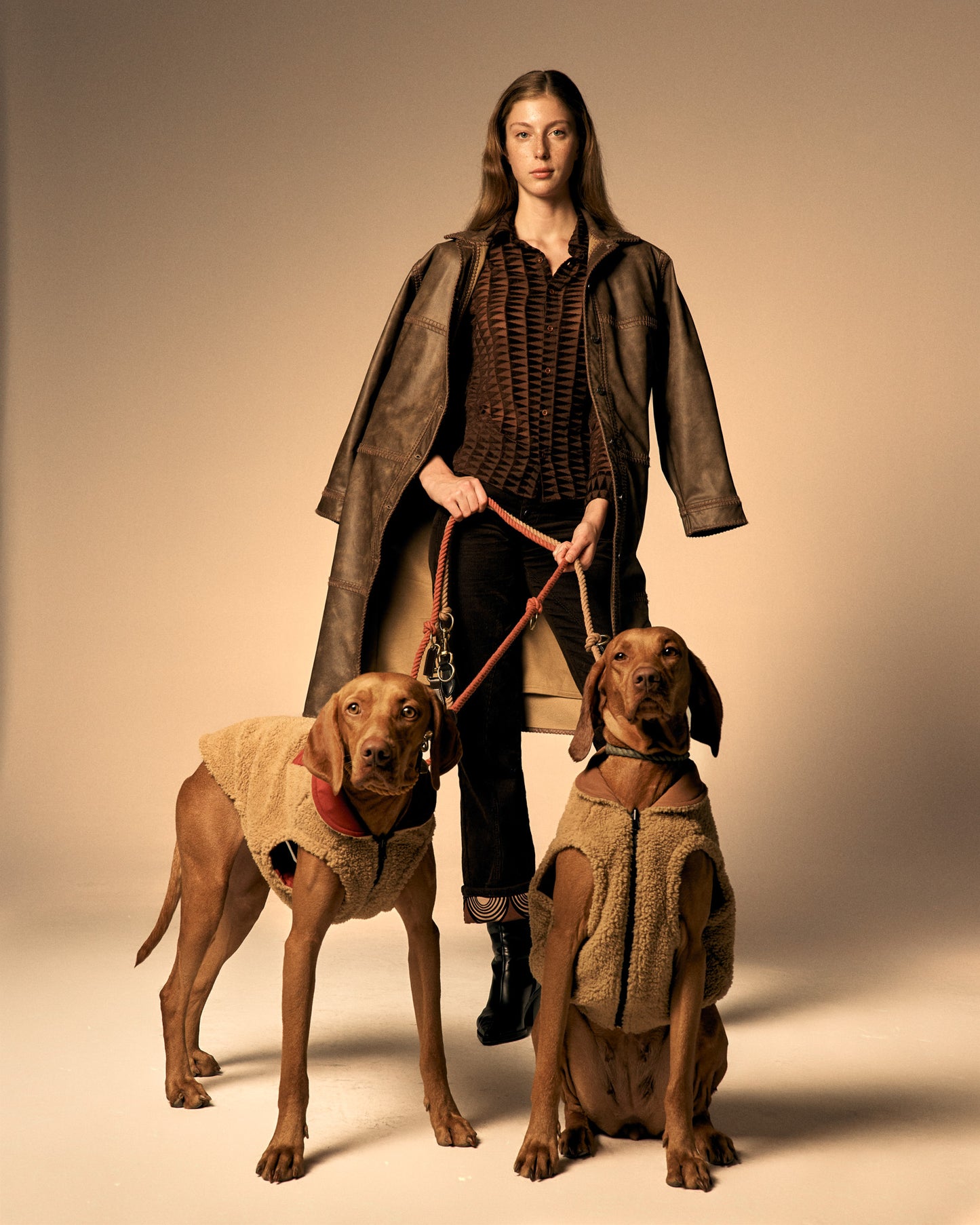 Mons Bons x Bassigue Kahverengi Çift Taraflı Kışlık Yelek