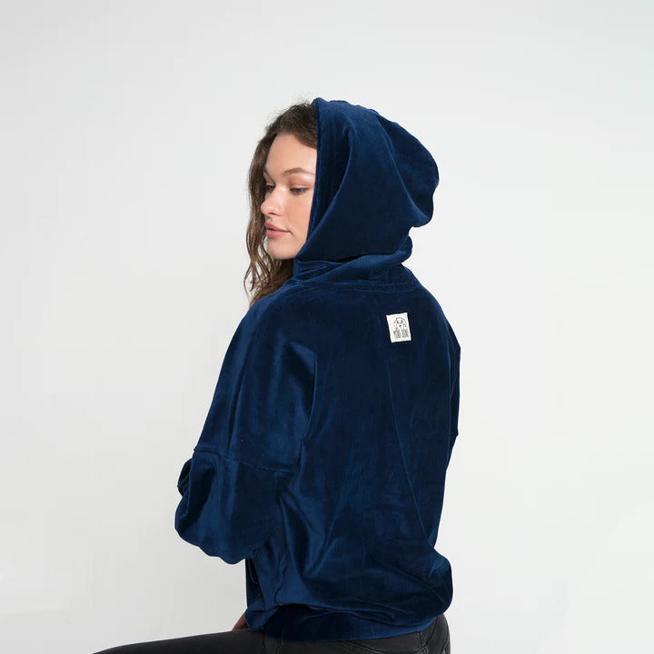 MB: Velvet Oversize Hoodie