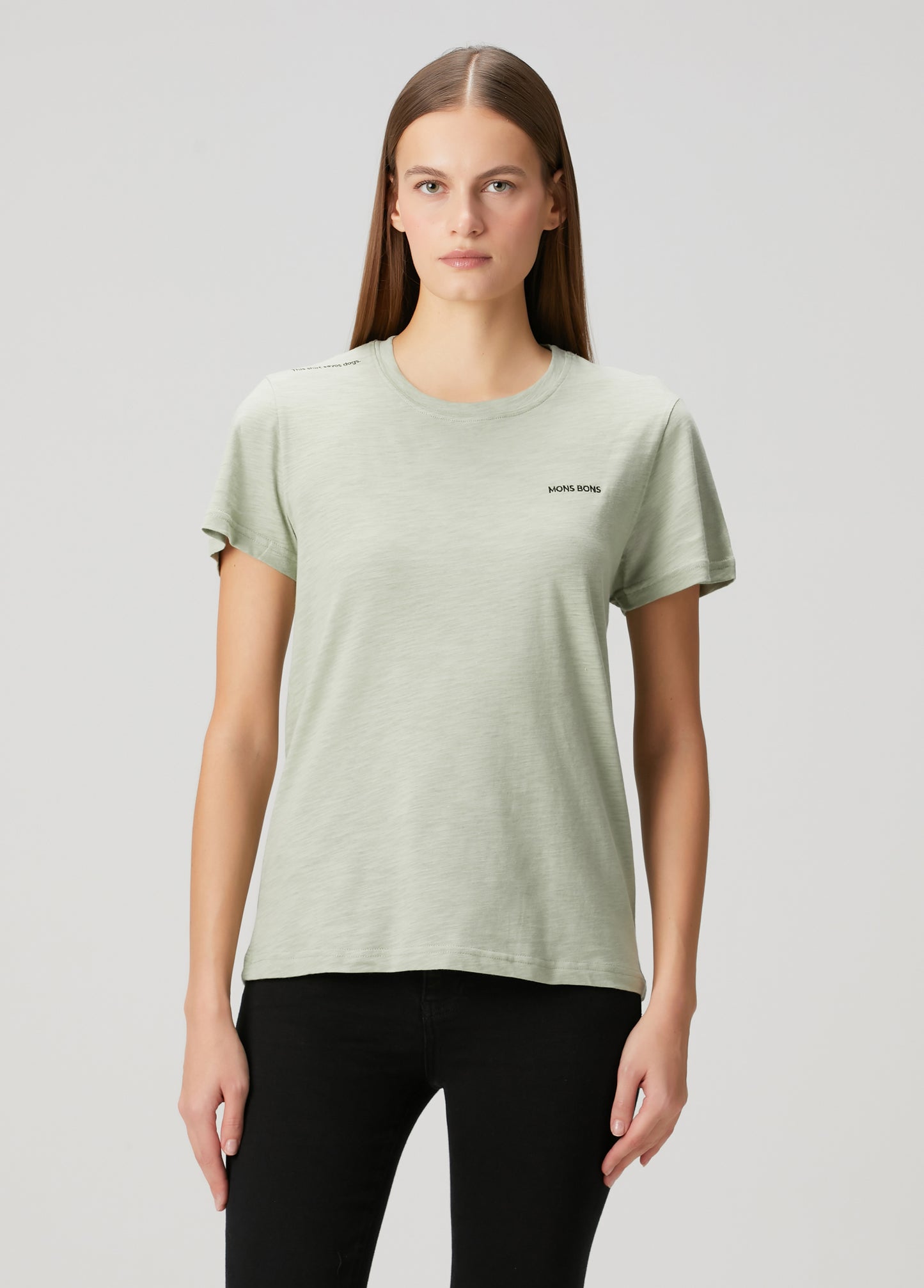 "This Shirt Saves Dogs." OVERSIZE T-shirt – Yeşil