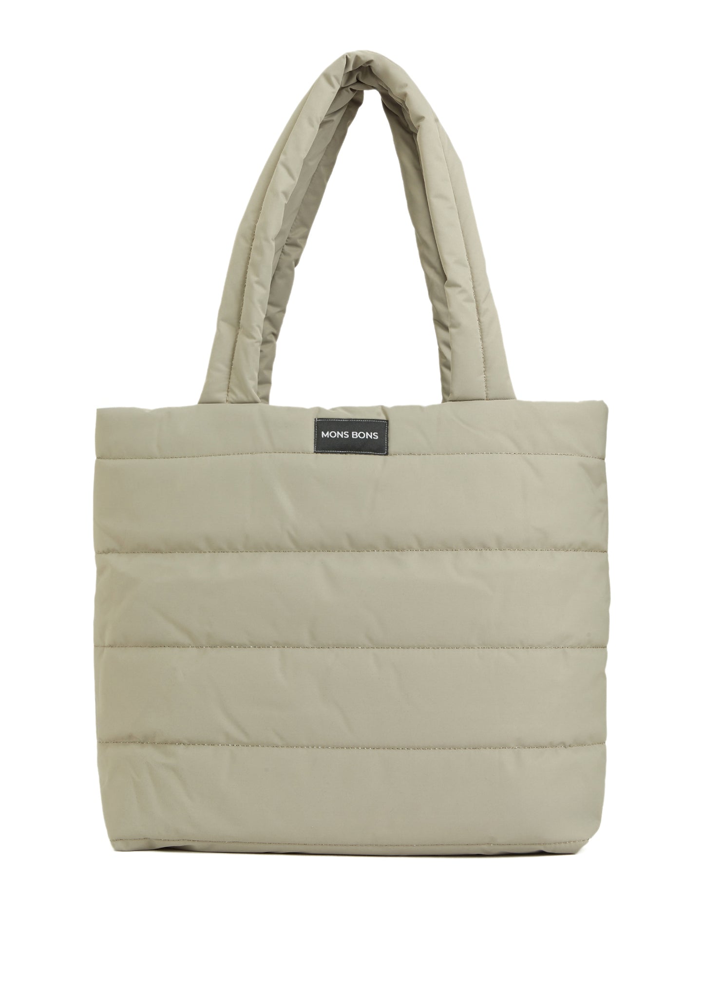 Puffer Tote Bag Bej