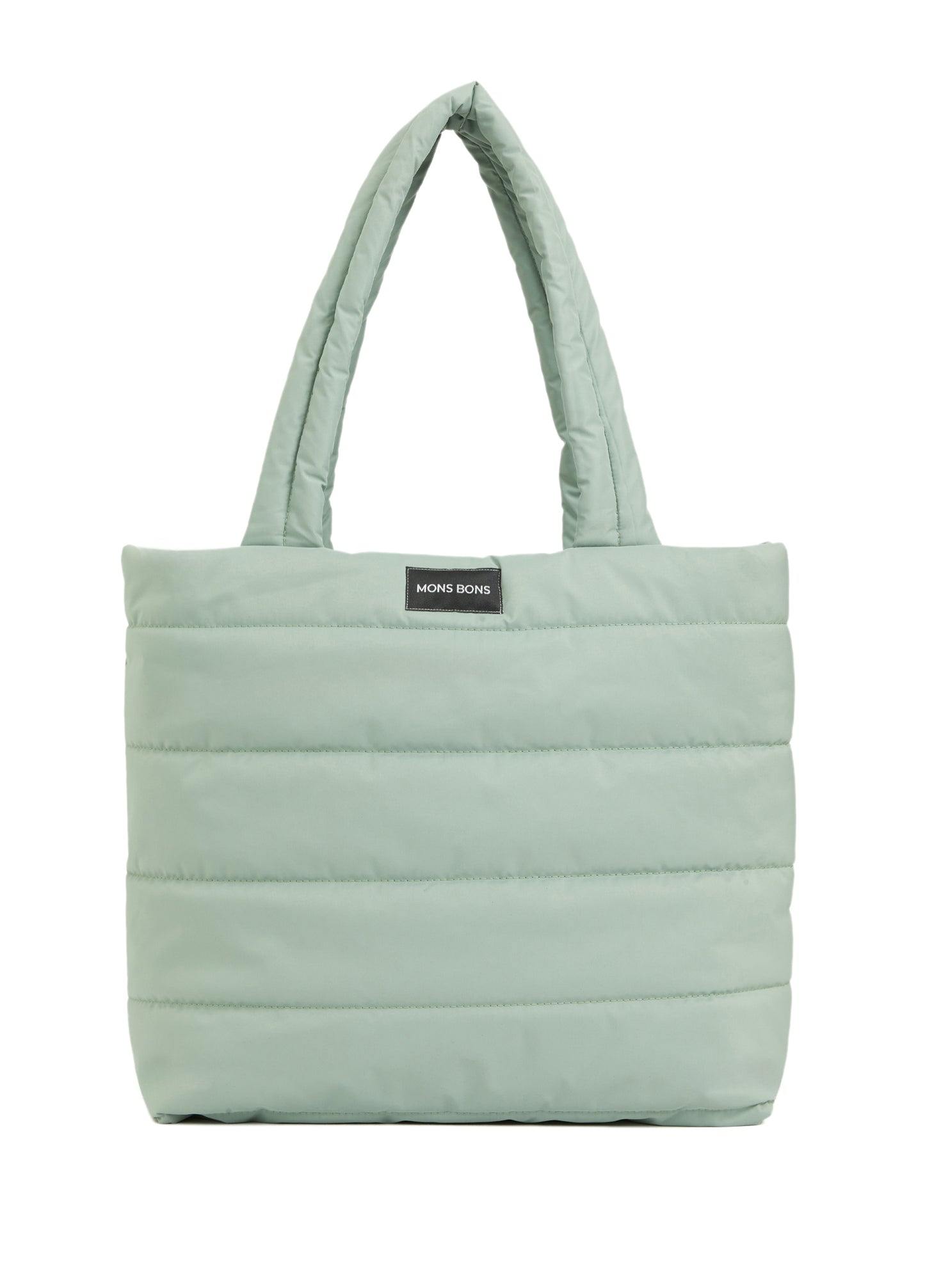 Puffer Tote Bag Yeşil