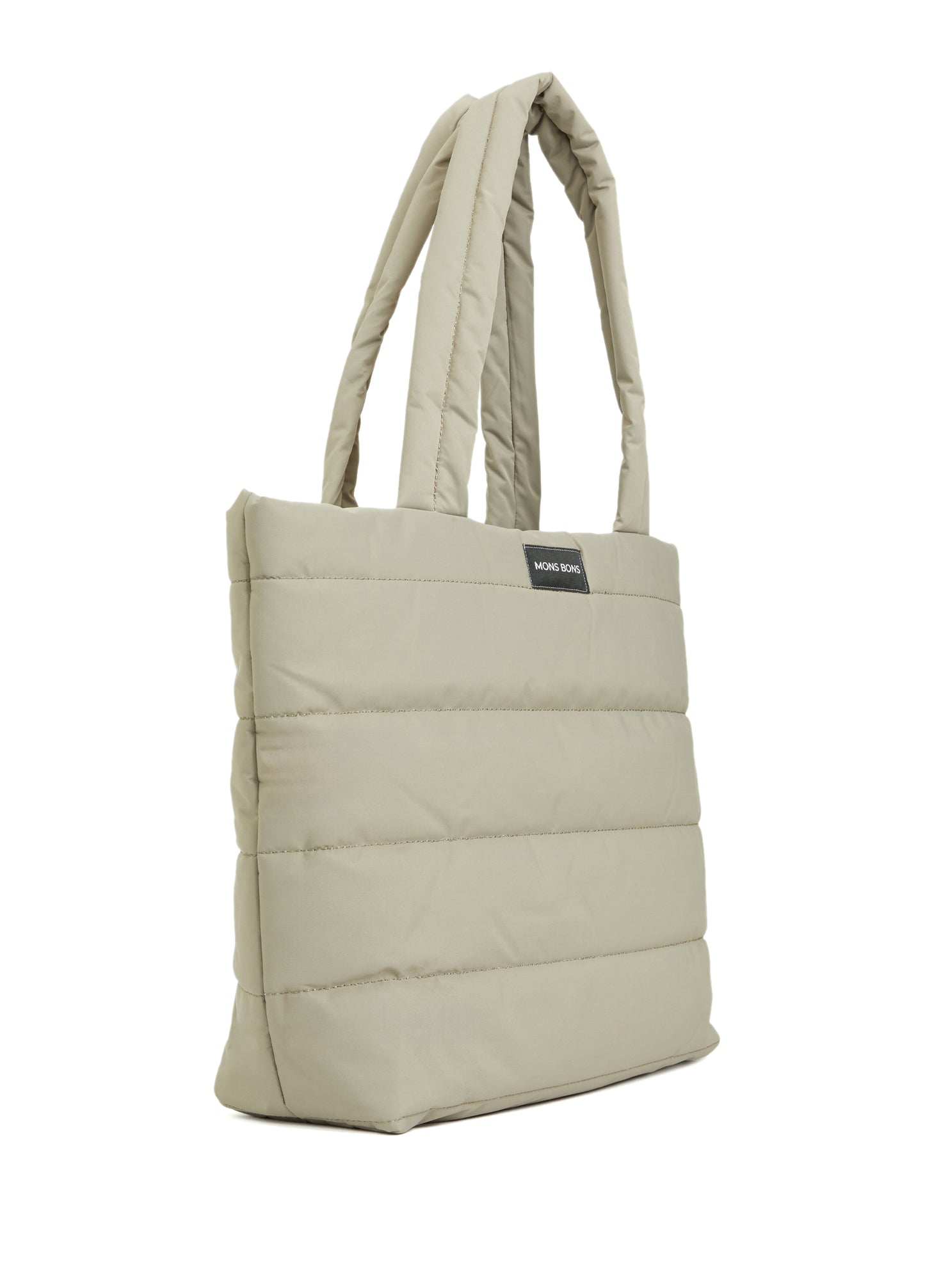 Puffer Tote Bag Bej