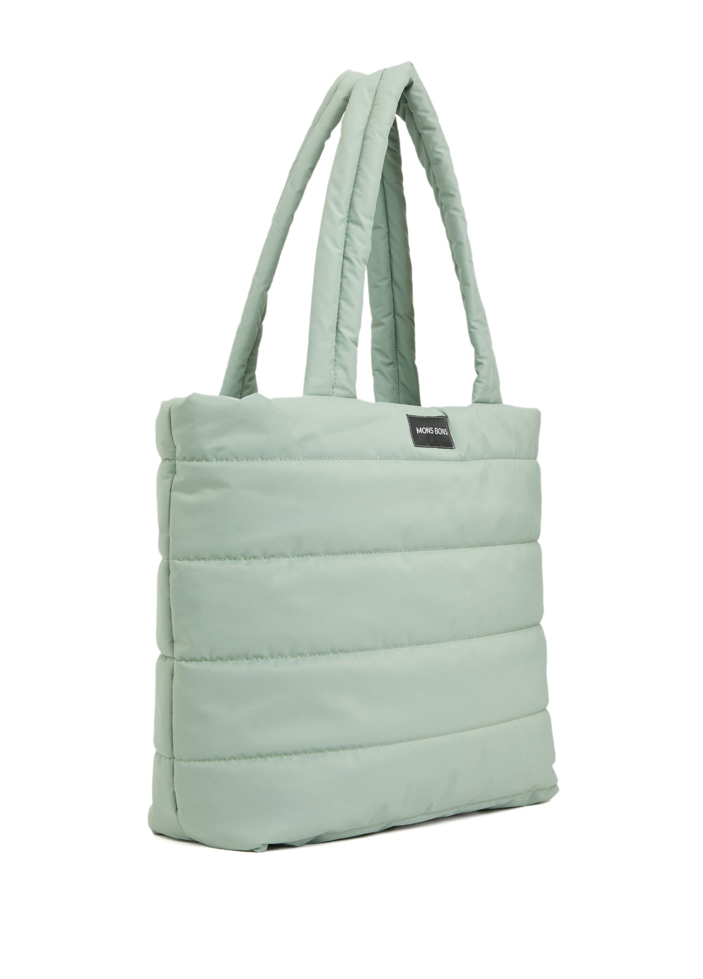 Puffer Tote Bag Yeşil